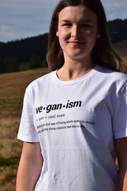 Shirt | Veganismus Definition | weiß