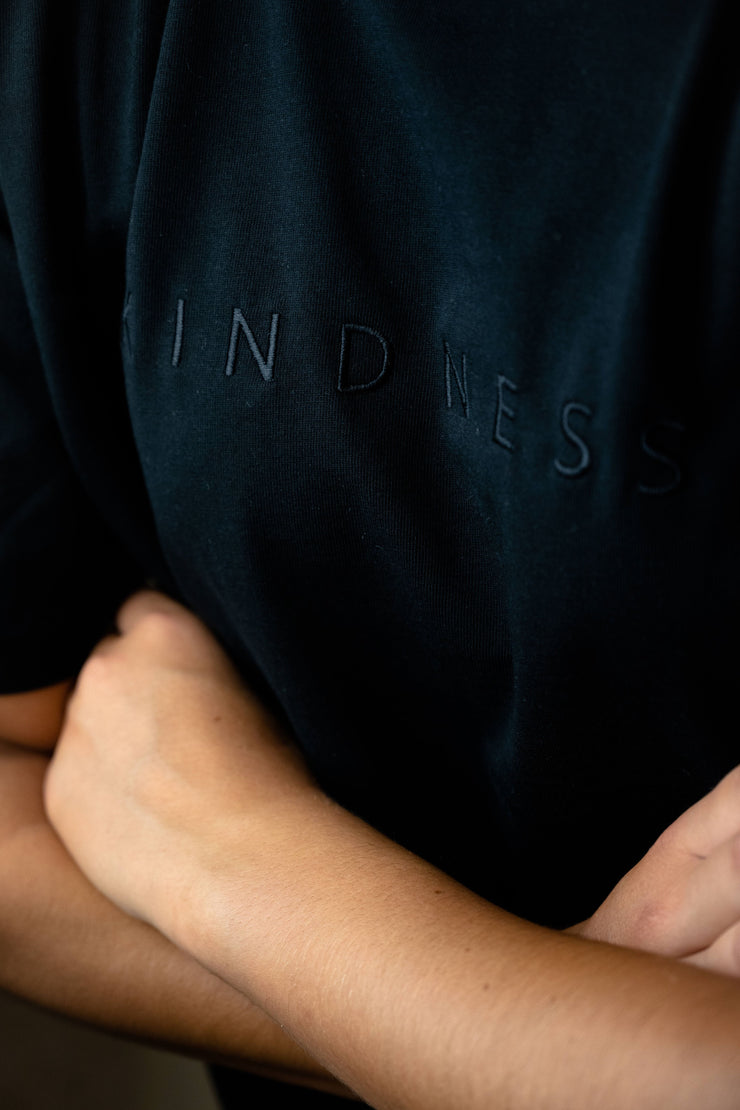 Casual Premium T-Shirt | Kindness | black/black