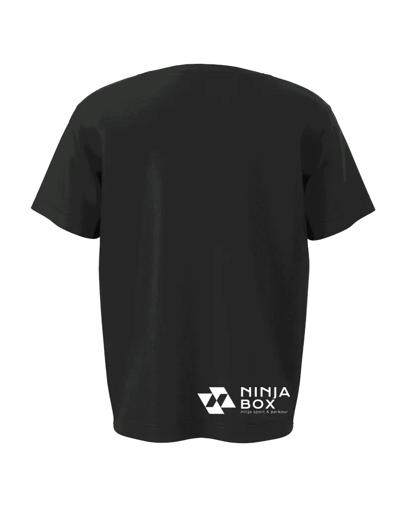 Sportshirt Ninjabox Kind Black Back.webp